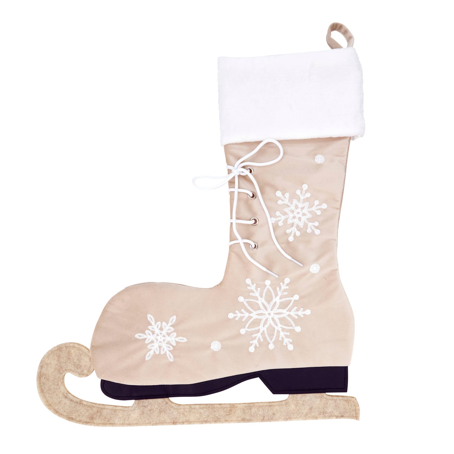 Wintry Charm Ice Skate Stocking - 25"