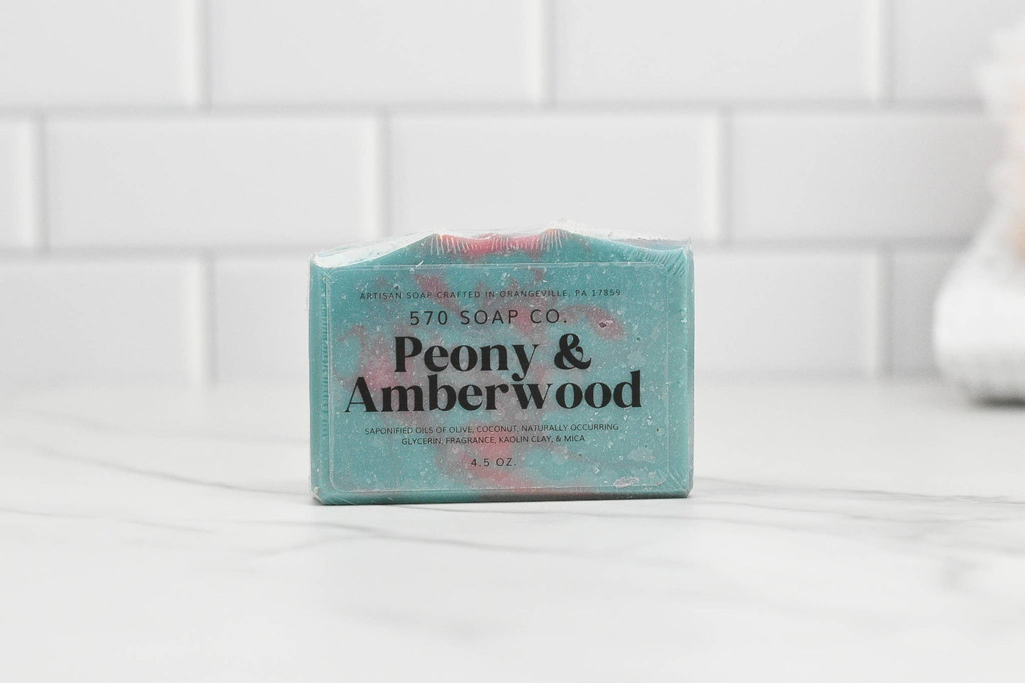 Peony & Amberwood Bar Soap