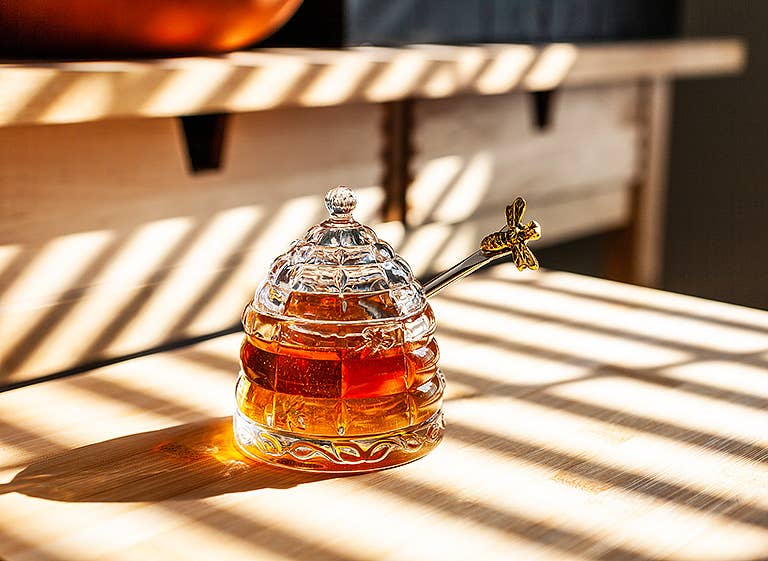Beehive Honey Pot - 4"