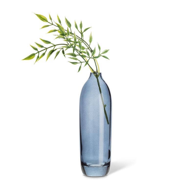 Tall Dark Navy Bud Vase - 7.5"