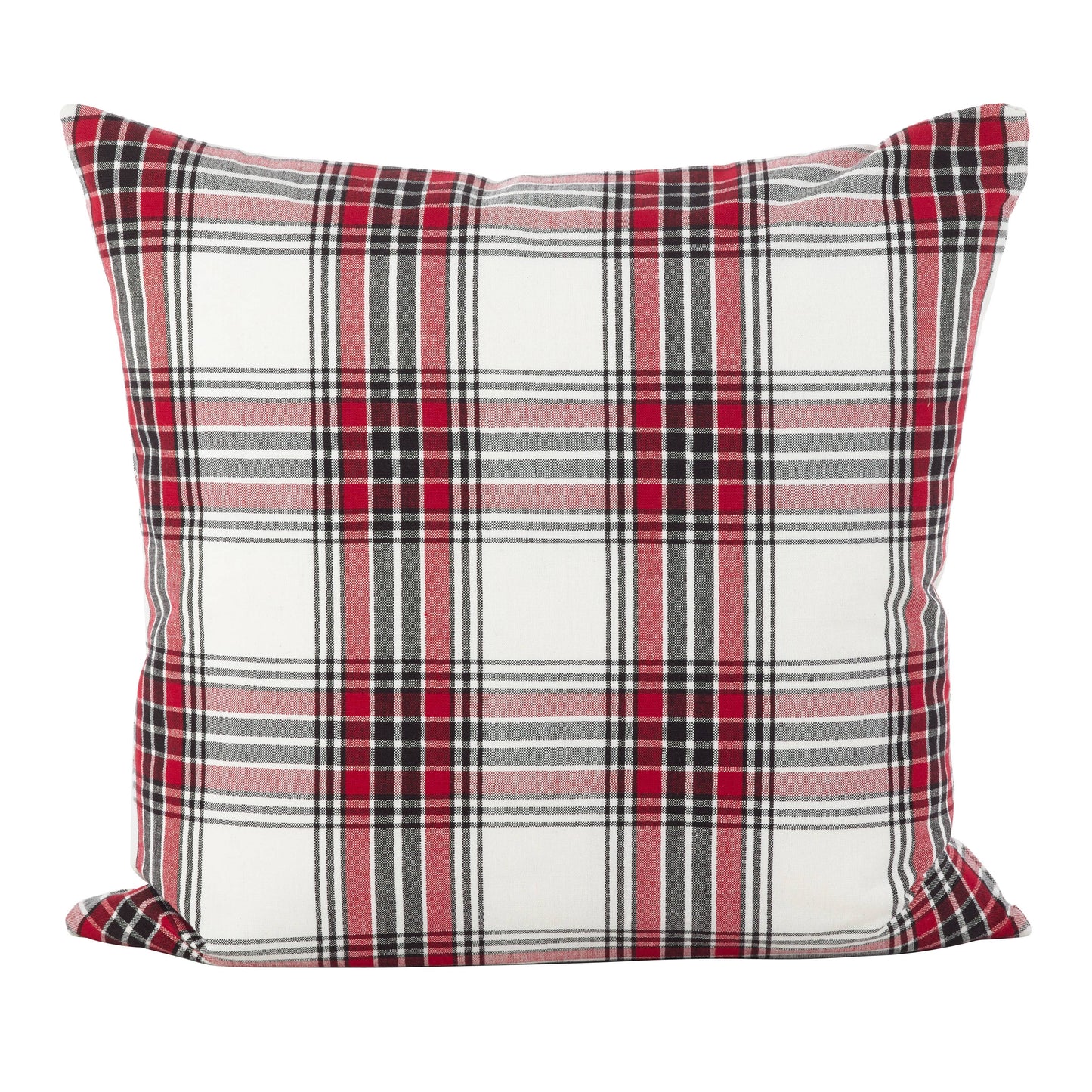 Down Filled Red Paid Pillow - 20"