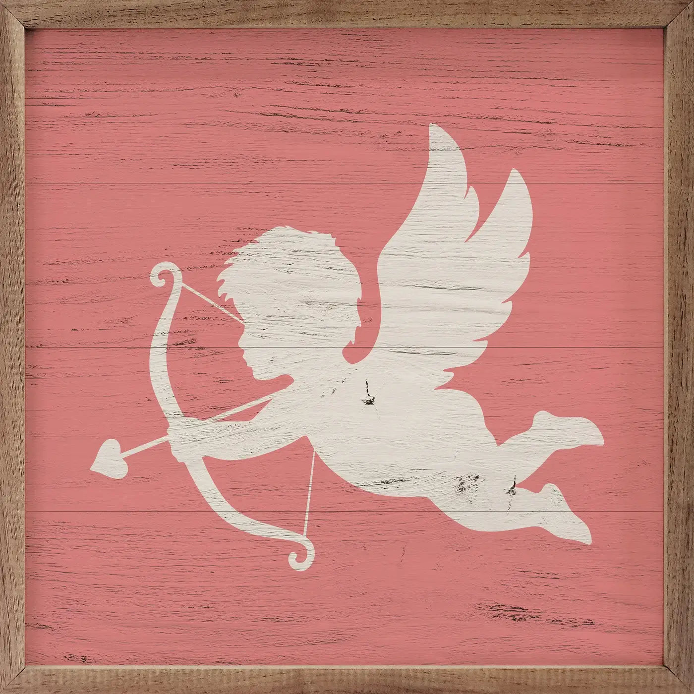 Pink Cupid Small Sign - 4"x4"
