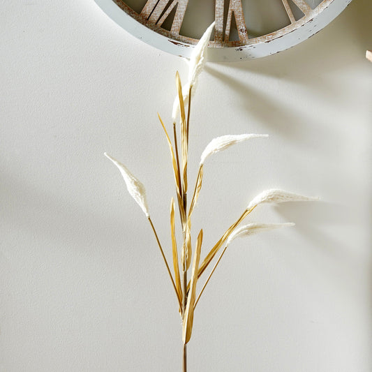 Phyfer White Plume Stem - 43"