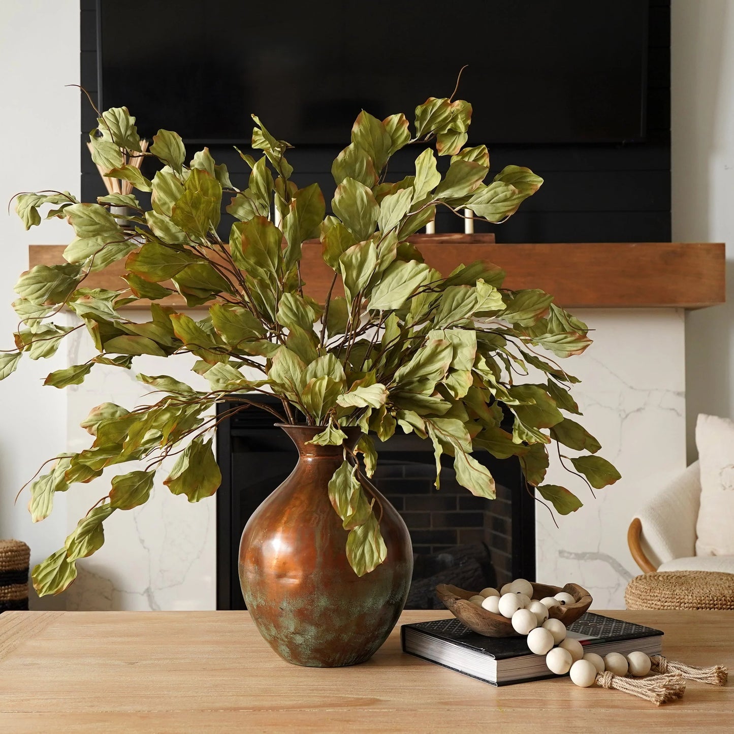 Fallon Green Leaf Stem - 42"