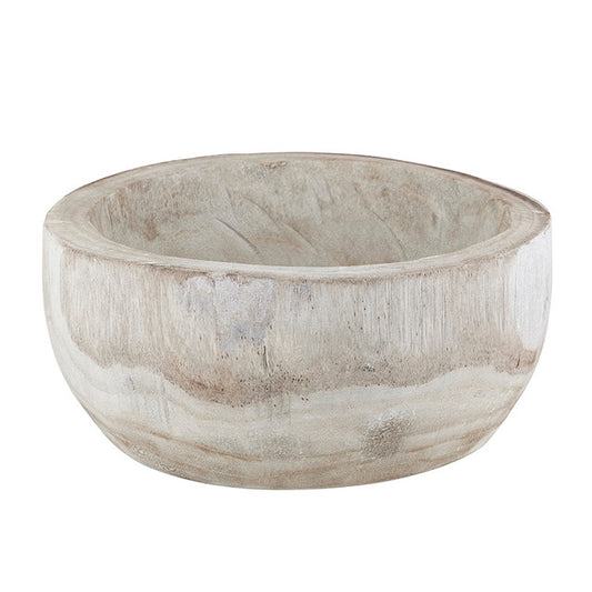 Paulownia Wood Serving Bowl - 10"