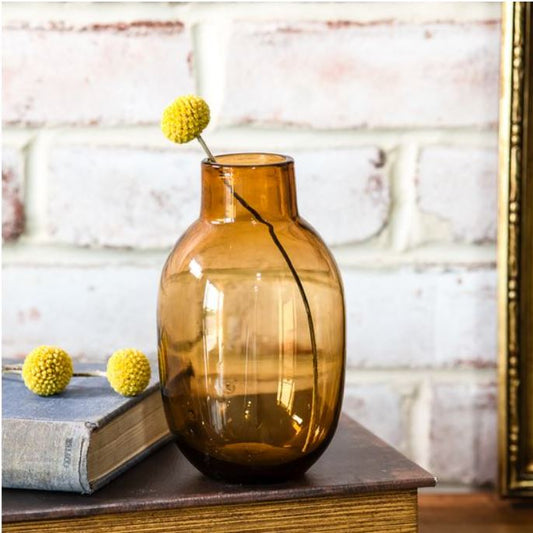 Amber Glass Bottle - 5.5"