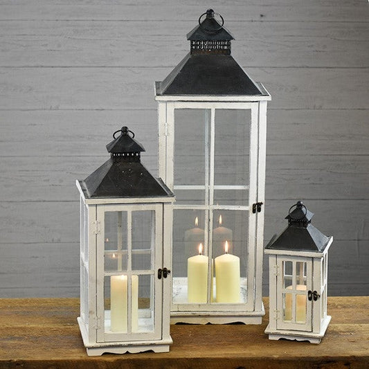 Classic Black and White Lanterns