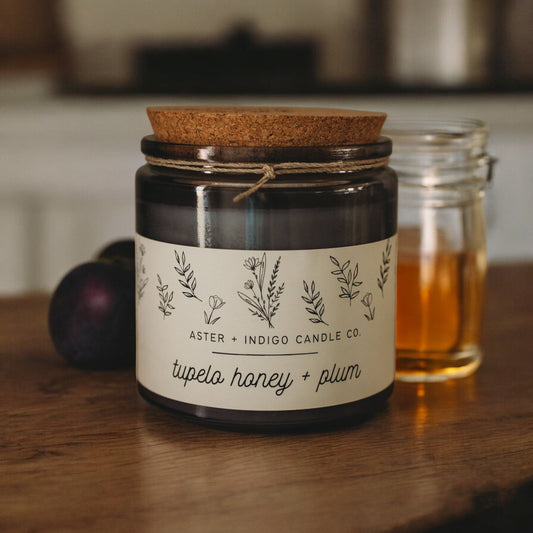 Tupelo Honey + Plum | 12oz Candle