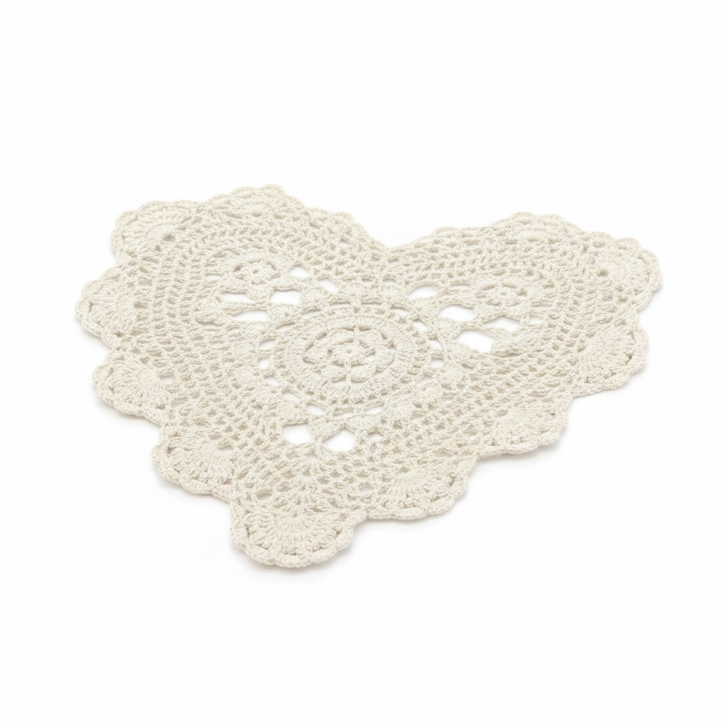 Annie's Treasures Doilies in Heart Shape