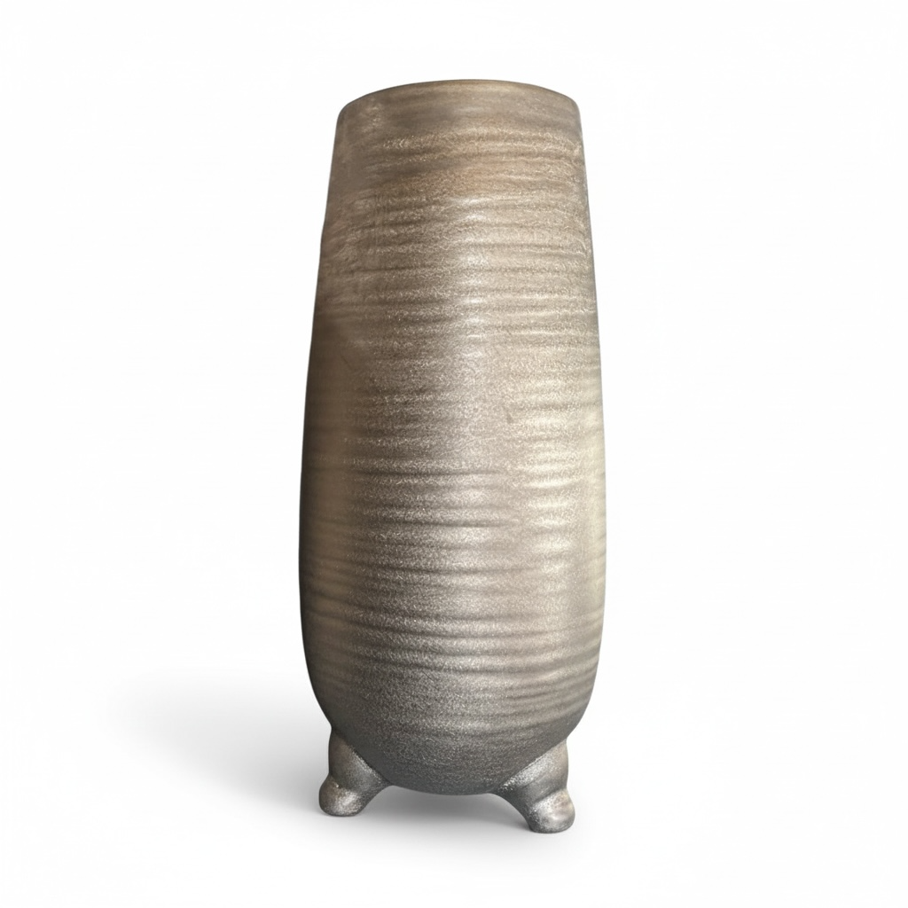 Gold Shimmer 3-Footed Vase