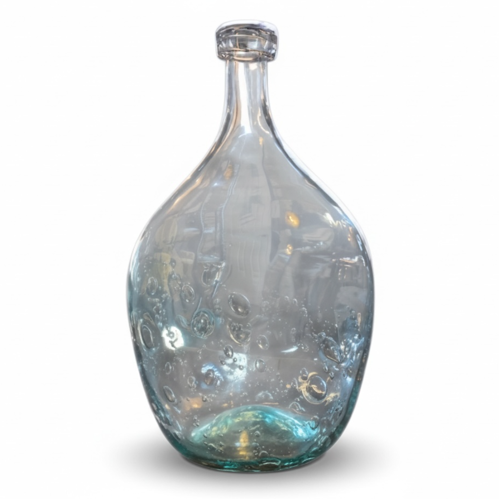 Large Blue French Bottle - 20"