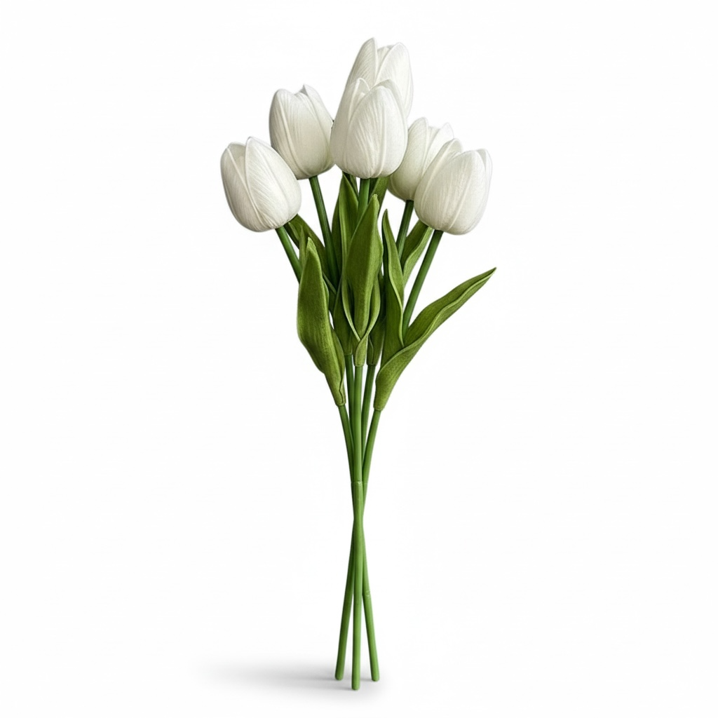 Real Touch Tulips, Bunch of 7