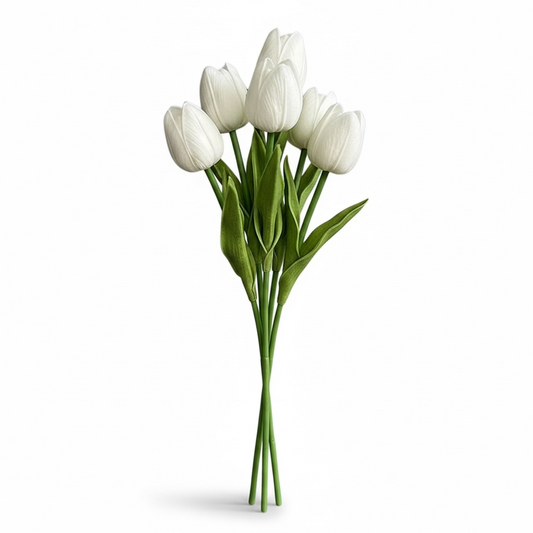 Real Touch Tulips, Bunch of 7