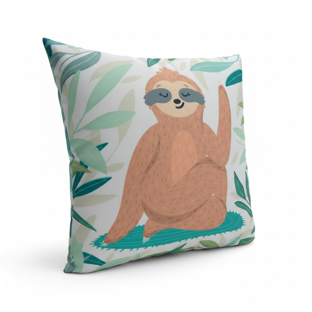 Sloth Throw Pillow - 18"