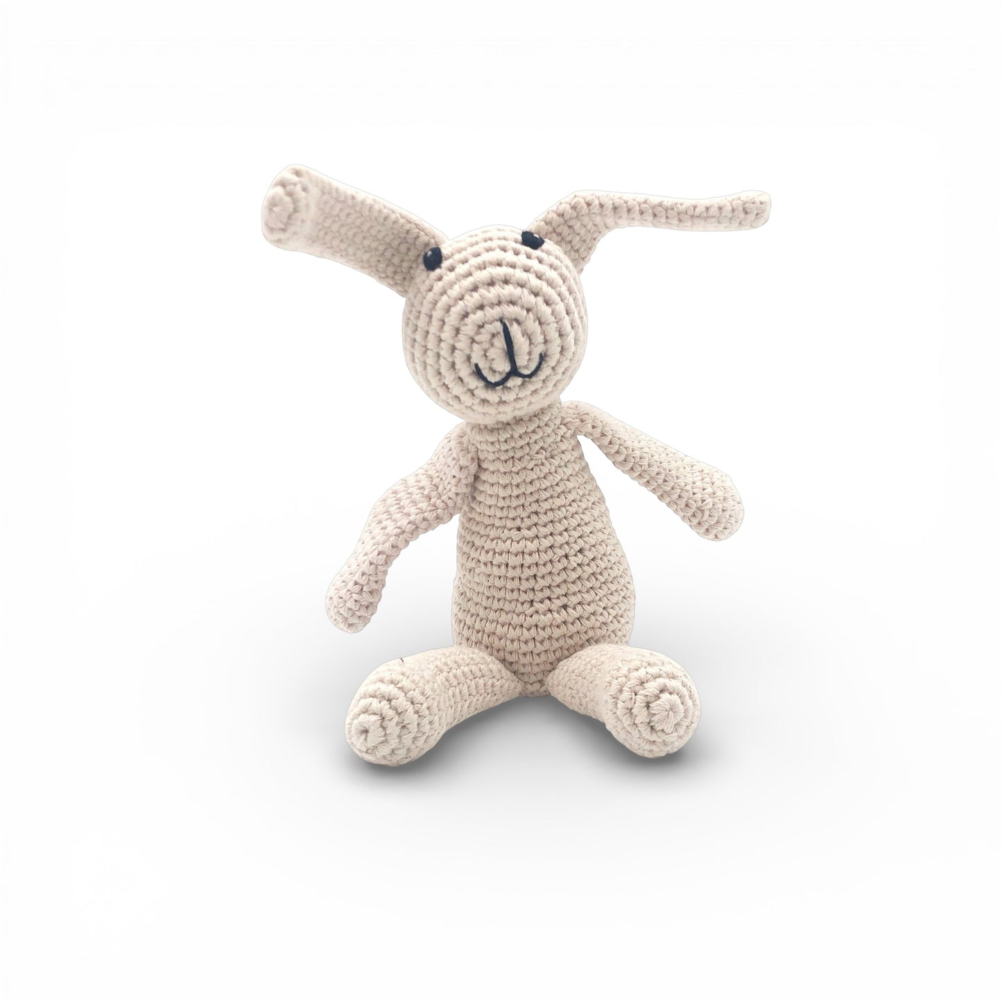 My First Bunny Organic Cotton Baby Rattle – 9"