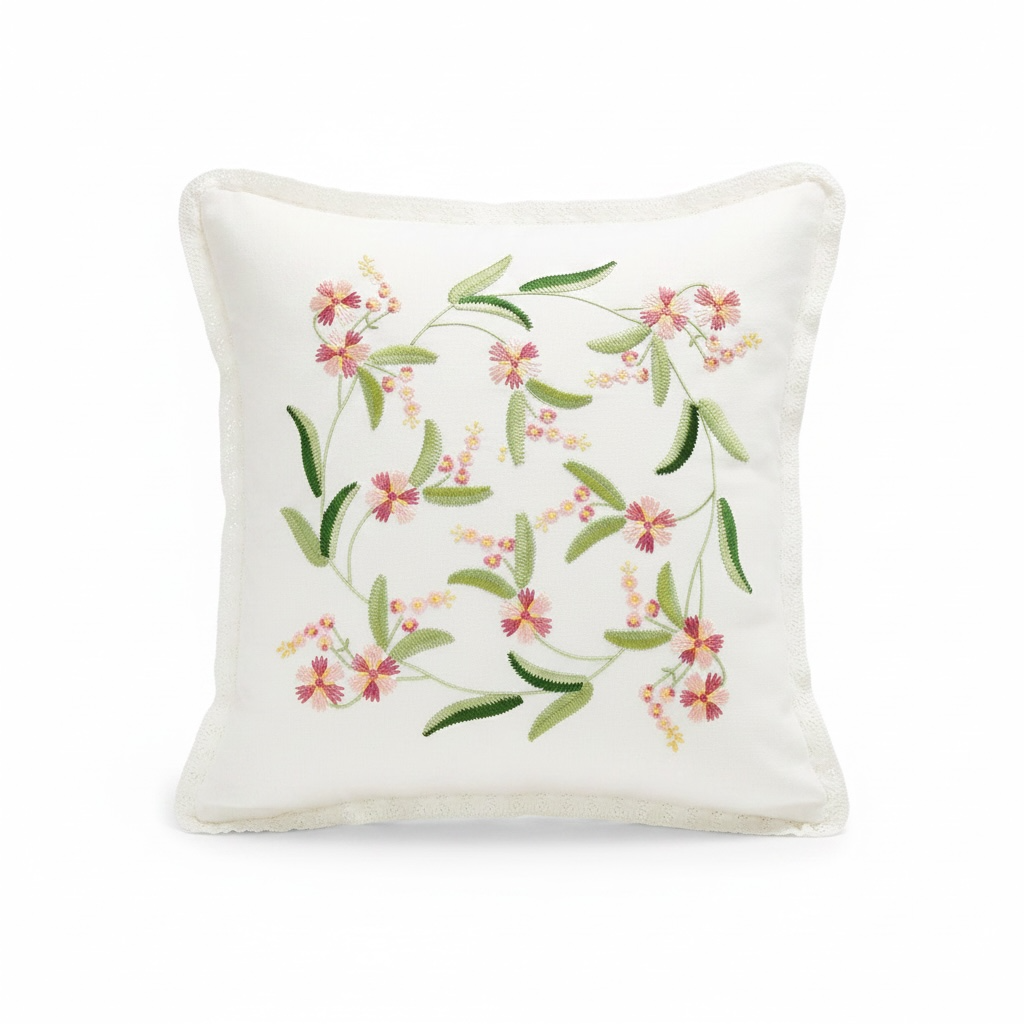 Primavera Floral Throw Pillow - 14"x14"