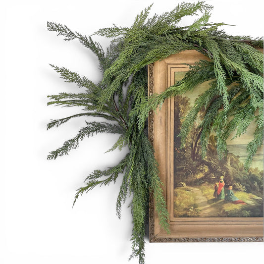 Faux Real Touch Cedar Garland - 72"
