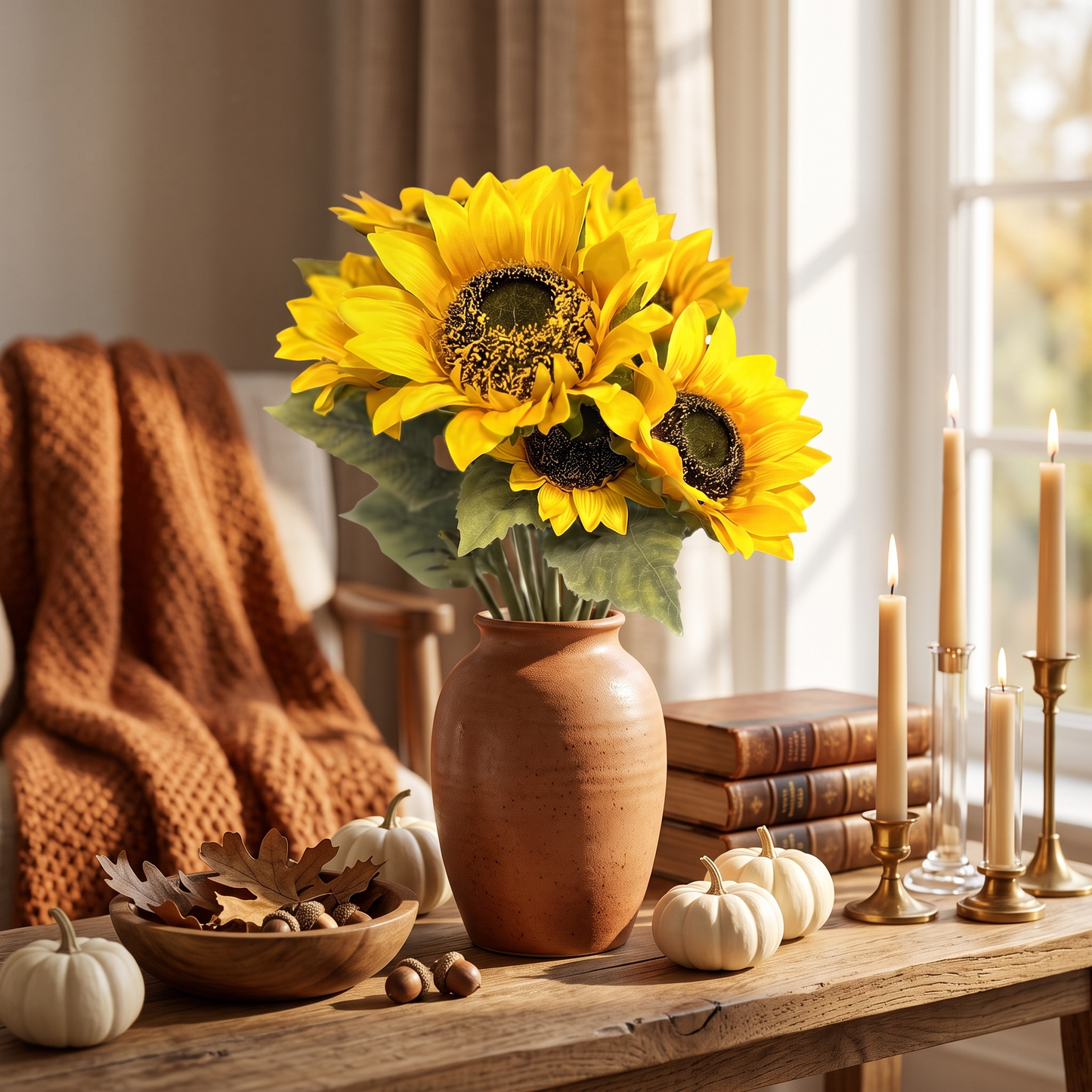 Sunflower Bunch - 17"