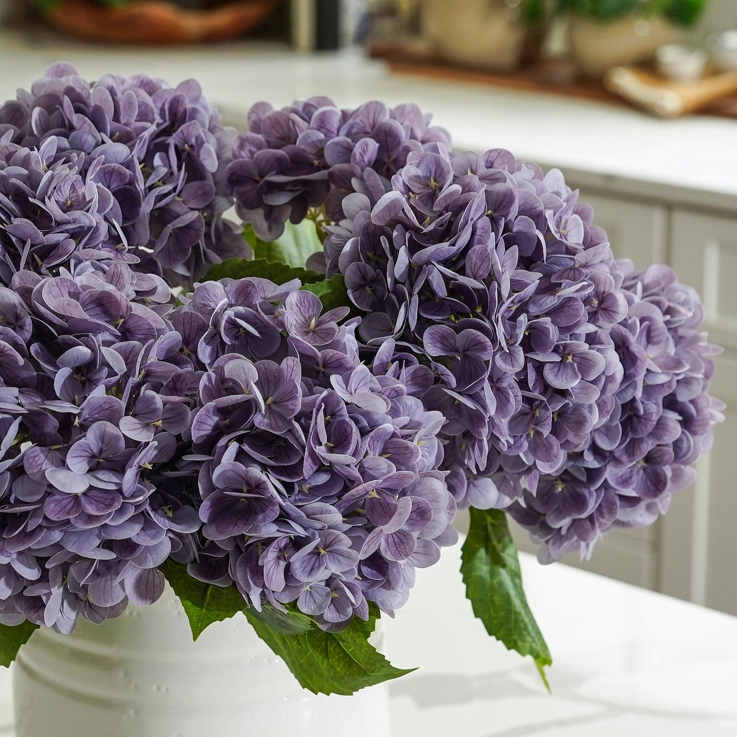 Real Touch Light Purple Hydrangea -19"