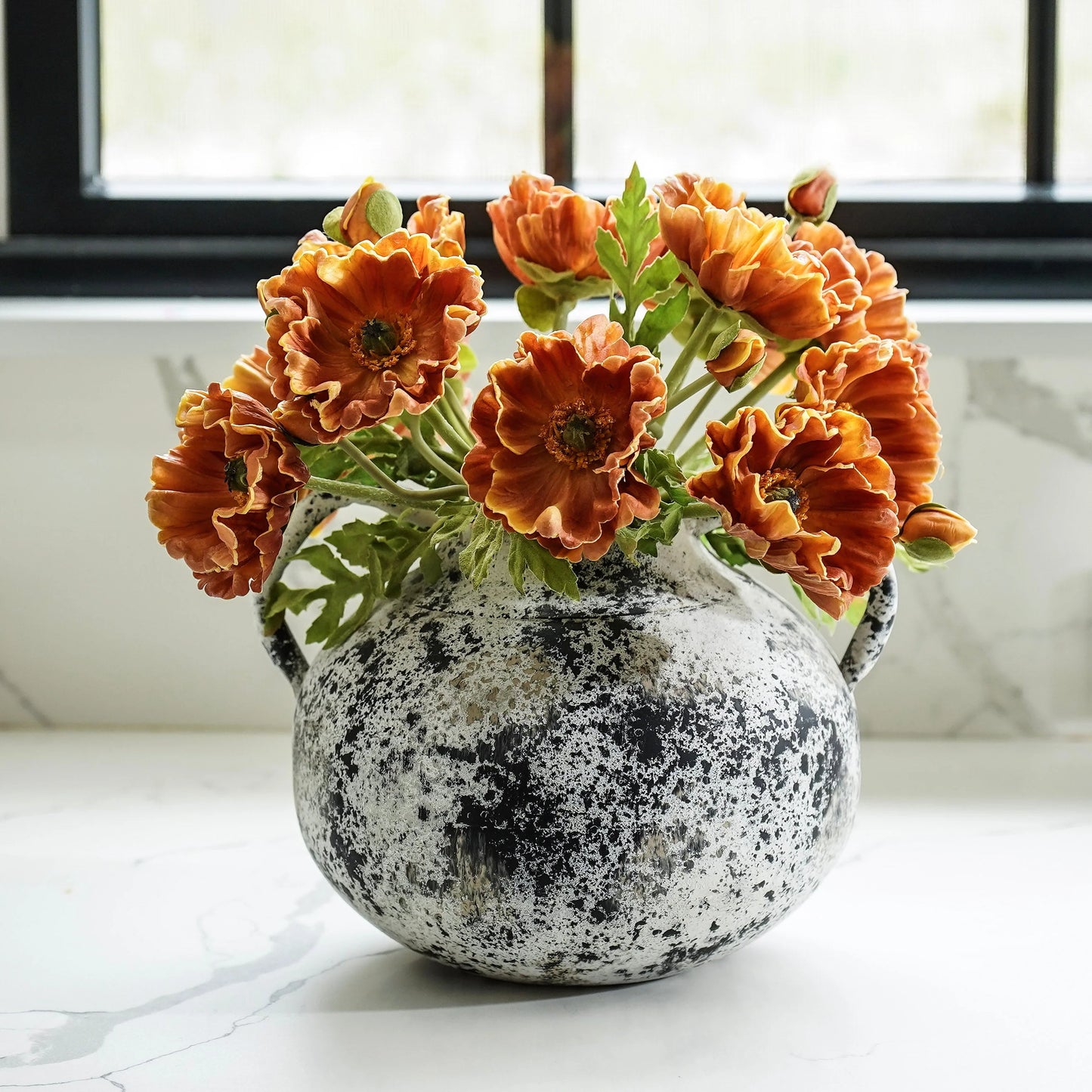 Real Touch Poppy Bunch - 11.5"