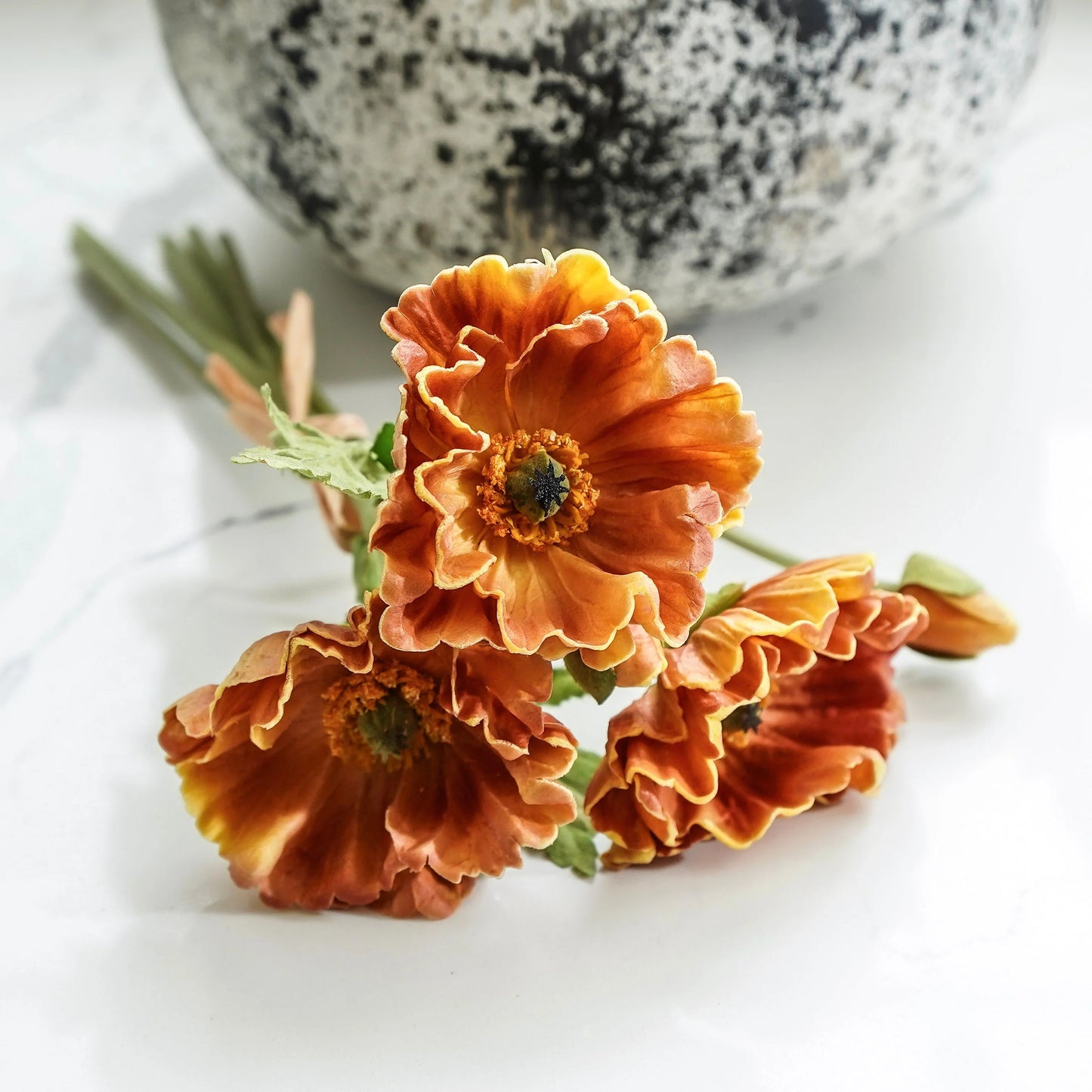 Real Touch Poppy Bunch - 11.5"
