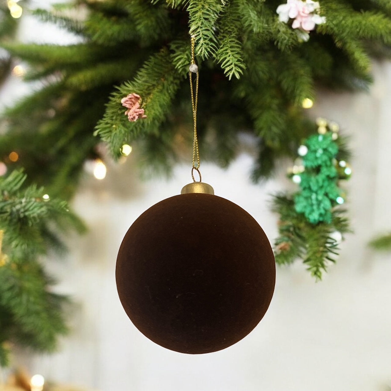 Velvet Ball Ornament - 3 Colors