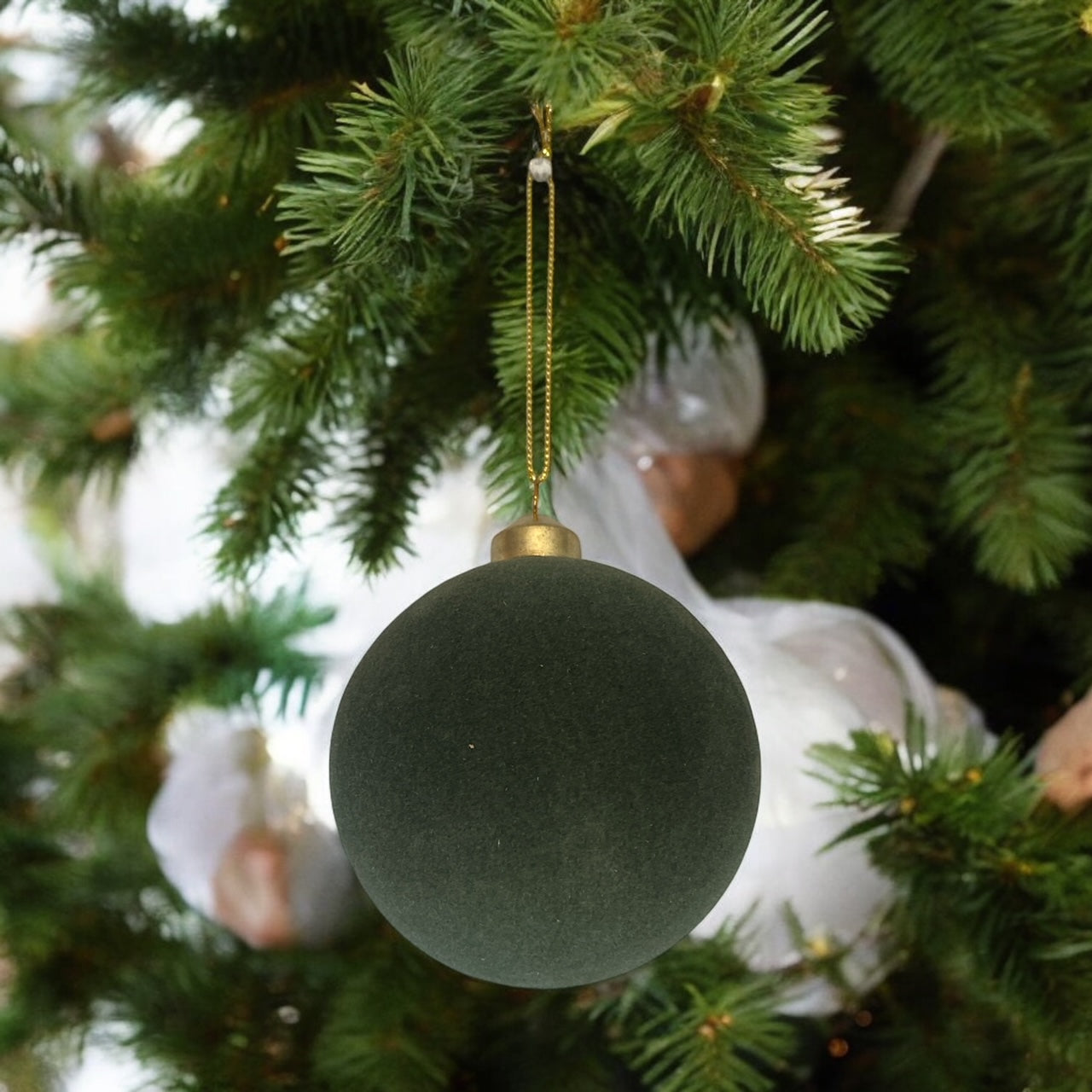 Velvet Ball Ornament - 3 Colors