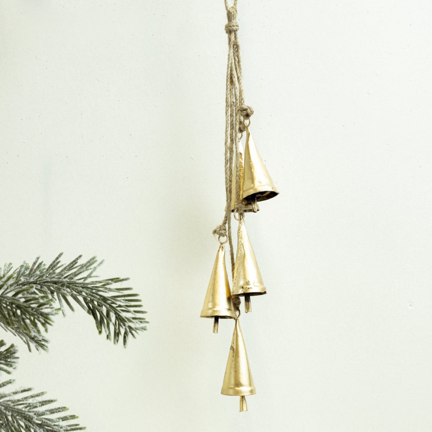 Hanging Gold Cowbells - 16"