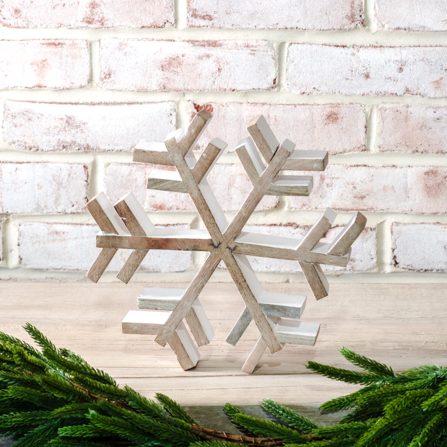 Wooden Snowflakes