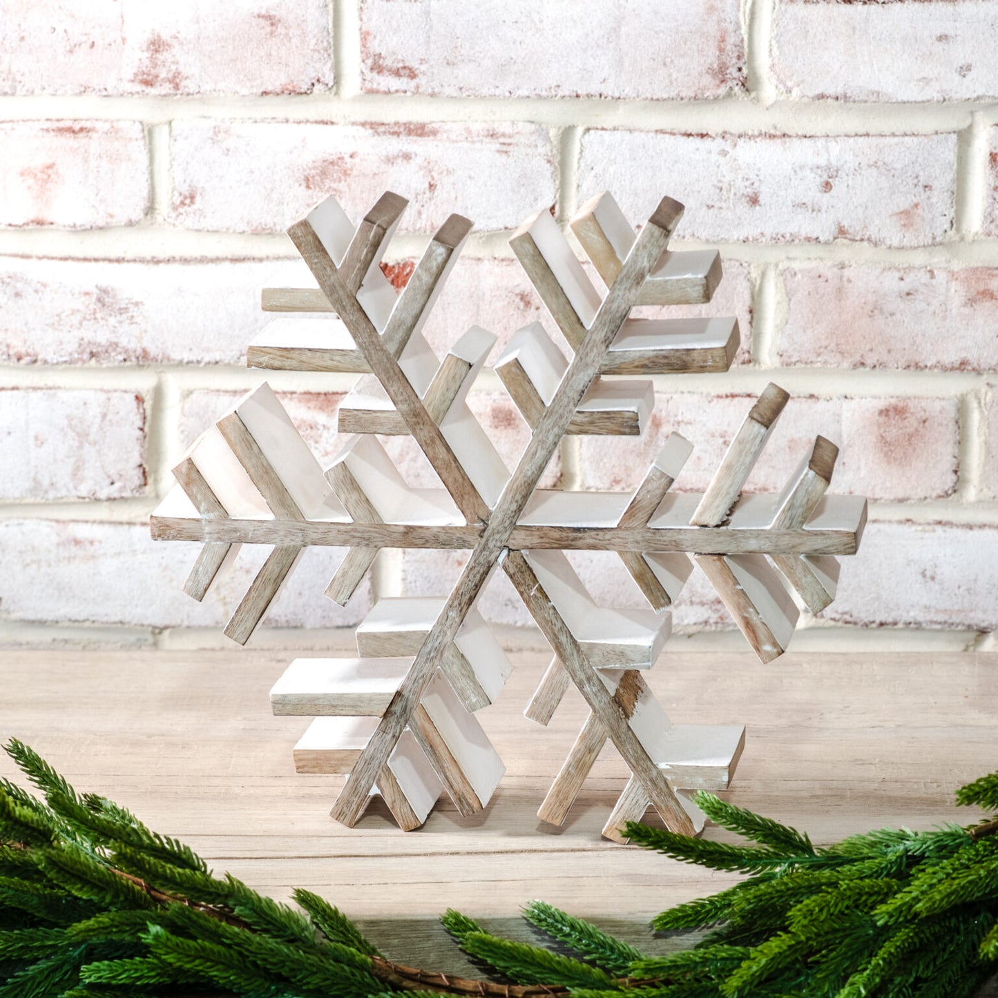 Wooden Snowflakes