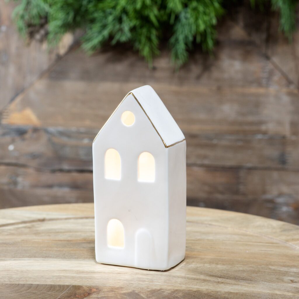 Ceramic Light Up Country House - 6"