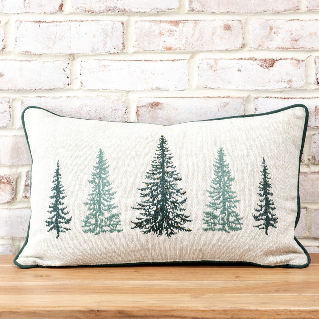 Evergreen Tree Pillow - 12"x20"