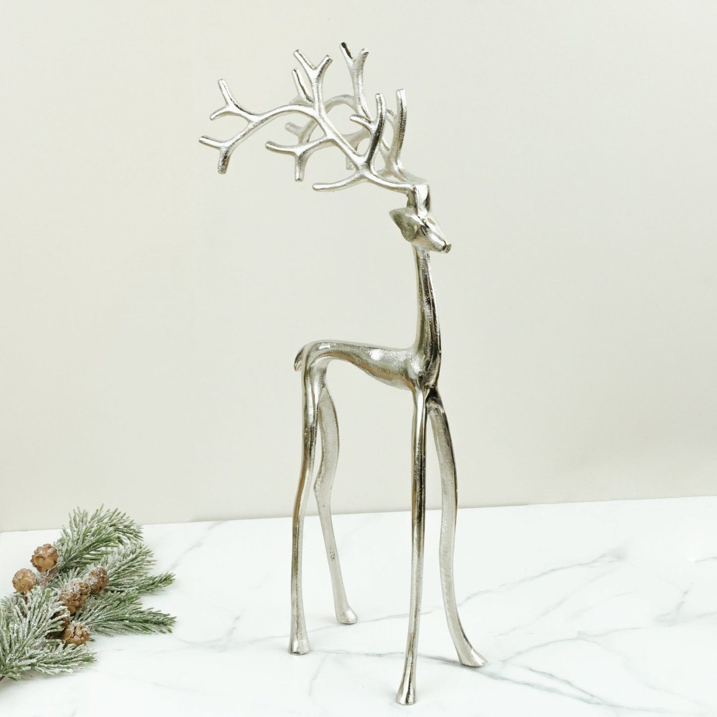 Silver Reindeer - 23"