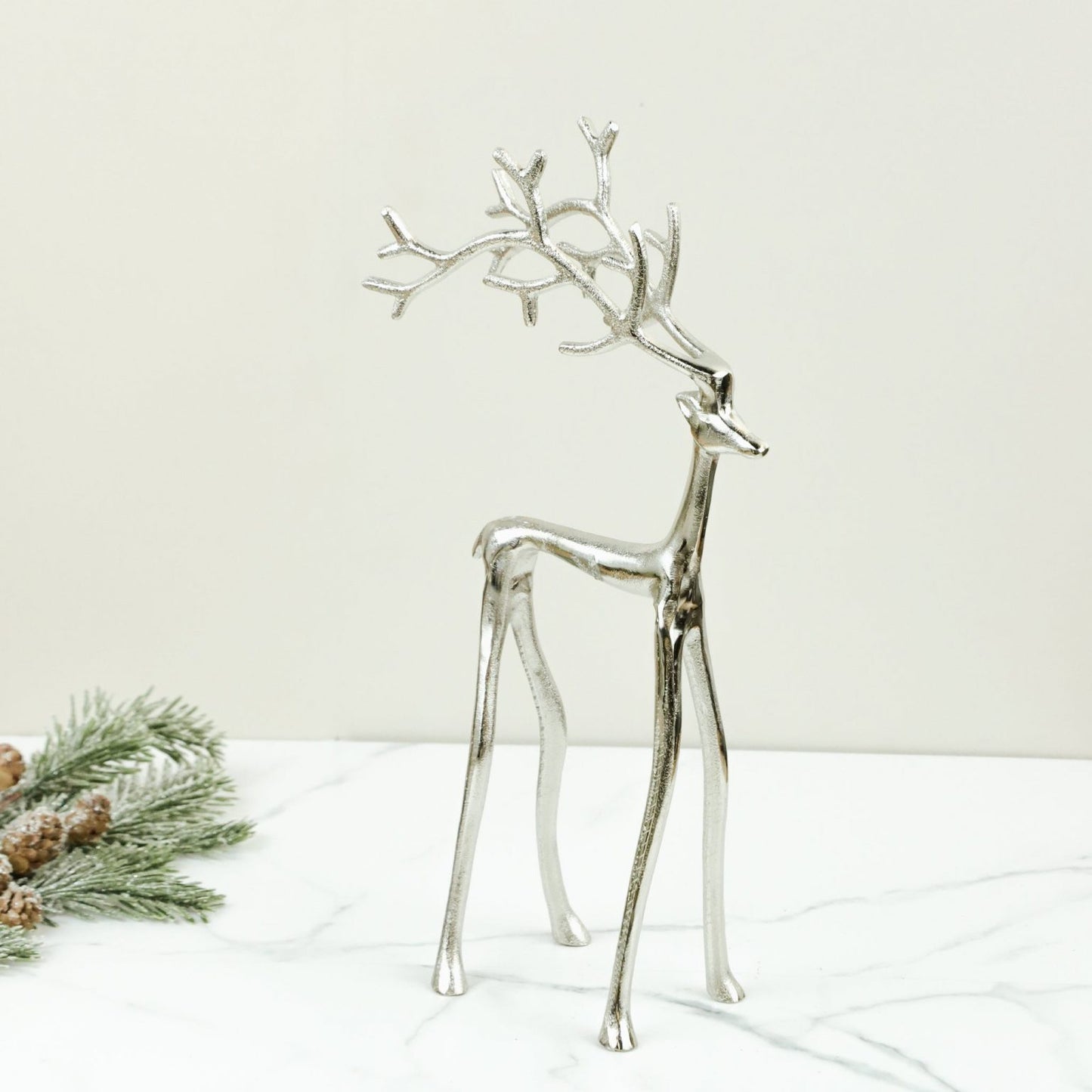 Silver Reindeer - 17"