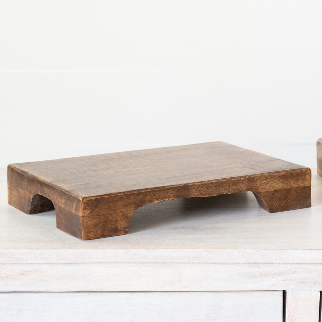 Mango Wood Pedestal Riser