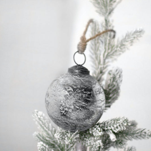 Silvery Mercury Ornament - 3"