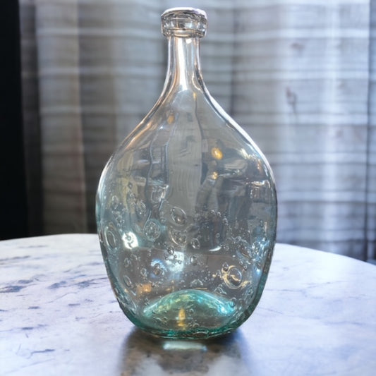 Large Blue French Bottle - 20"