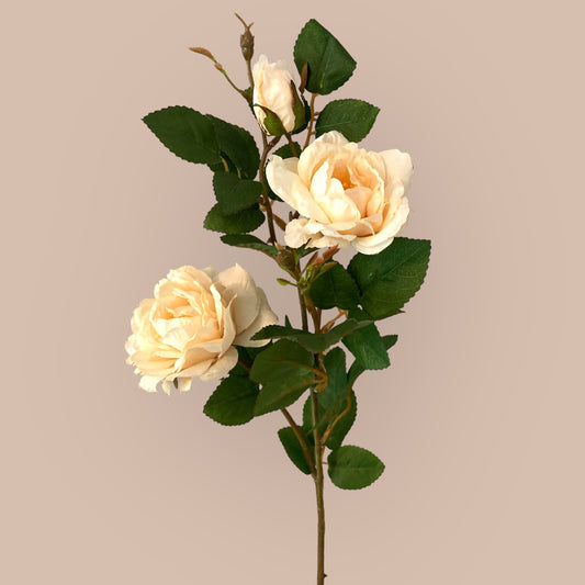 Ivory Rose Spray - 28"