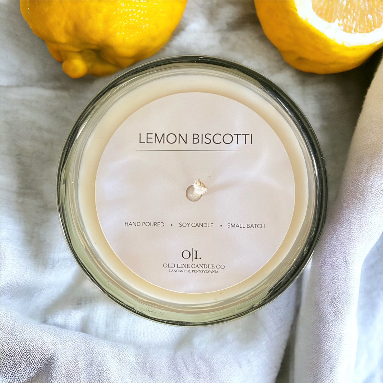 Lemon Biscotti Candle - 12 oz