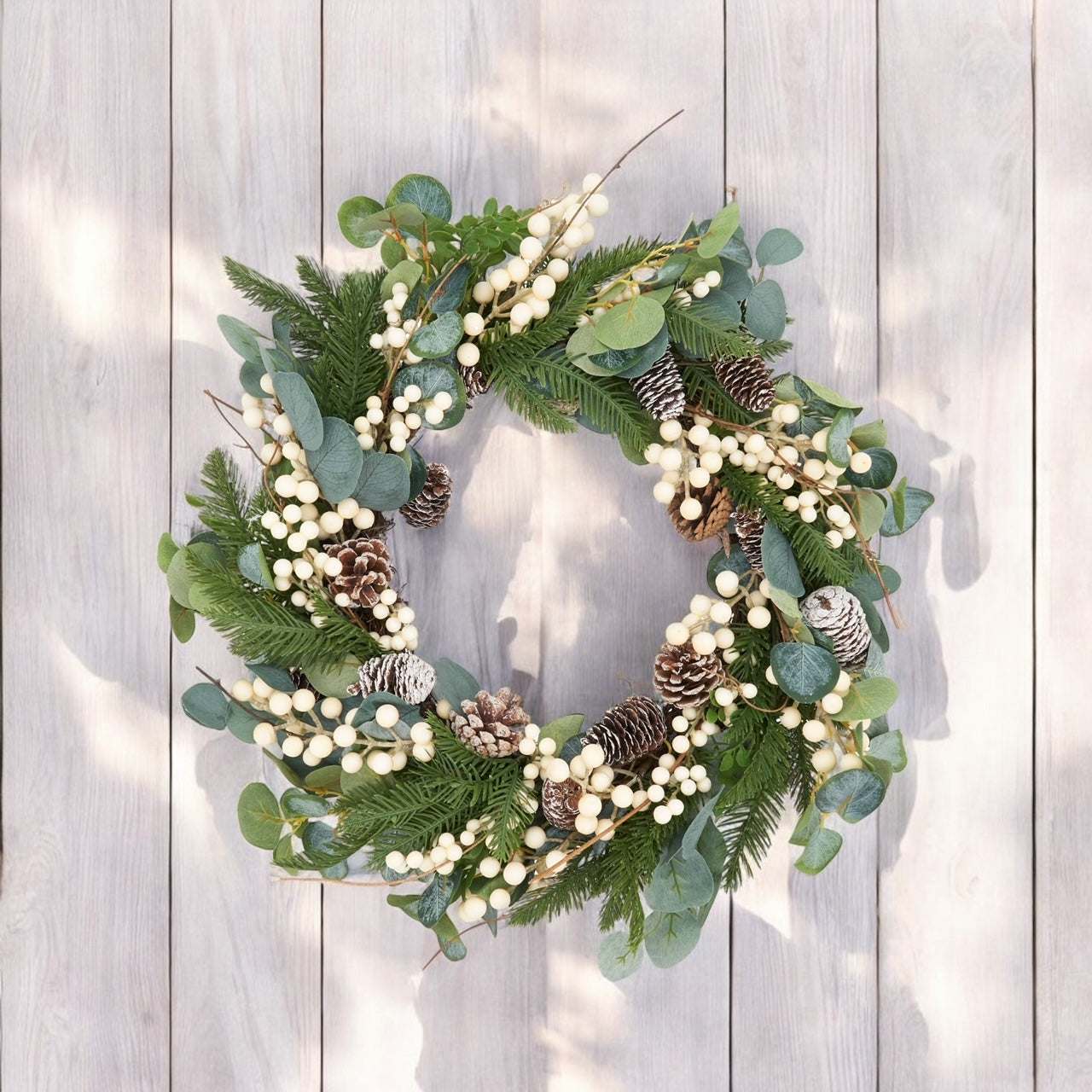 Pinecone Eucalyptus Wreath - 26"