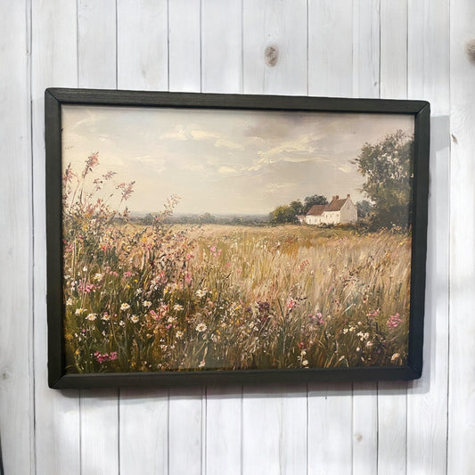 Meadow Homestead Box Frame Art - 18"x24"