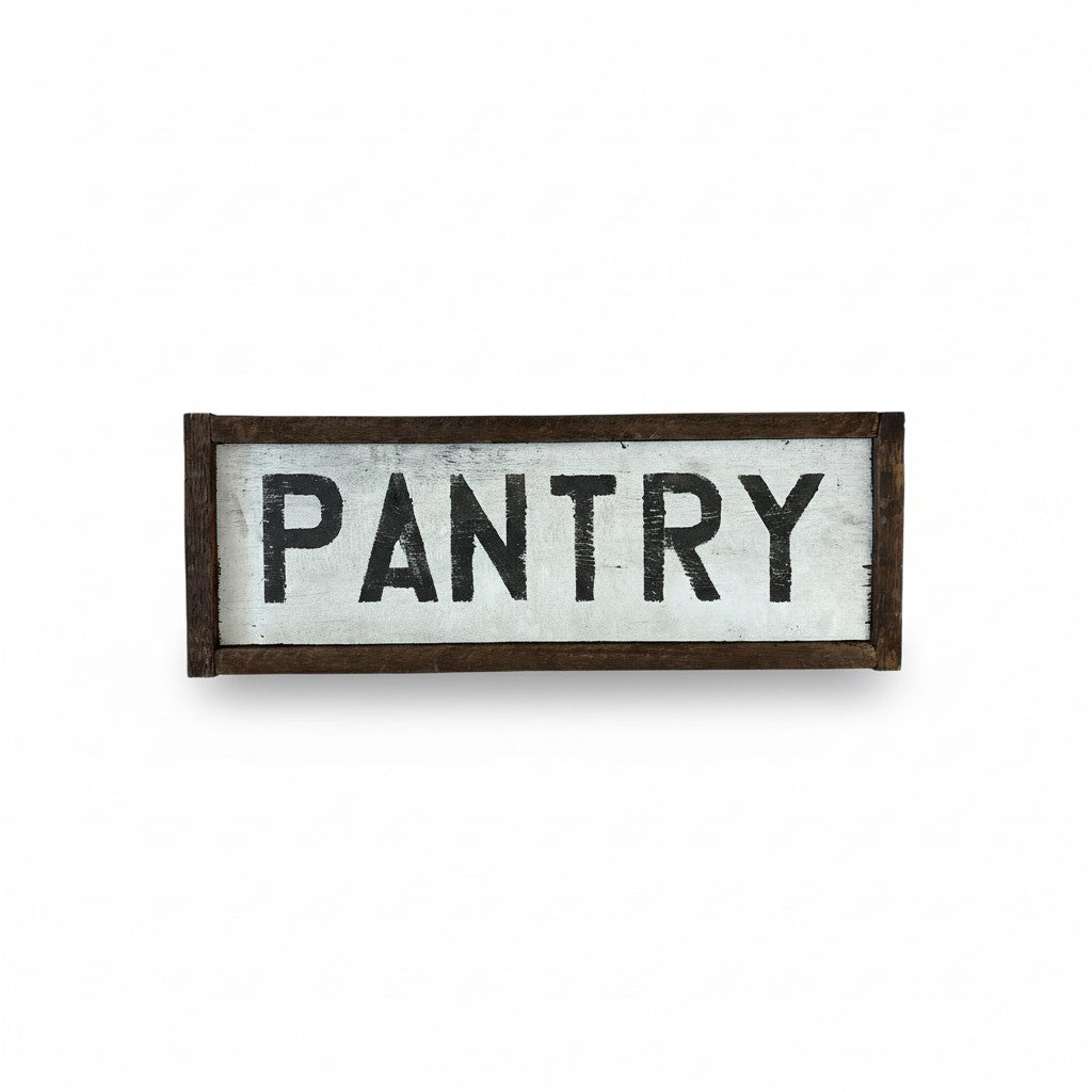 Barnwood Rustic Pantry Sign - 27.5"