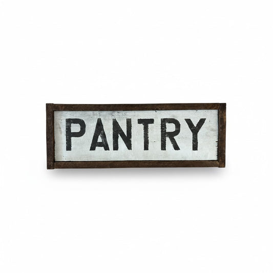 Barnwood Rustic Pantry Sign - 27.5"