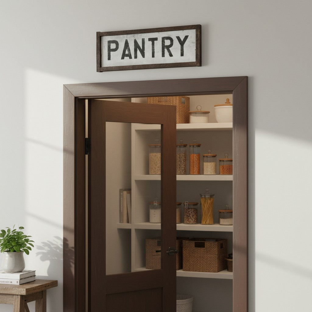 Barnwood Rustic Pantry Sign - 27.5"