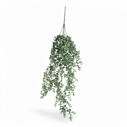 Whitewash Green Eucalyptus Hanging Bush - 33"