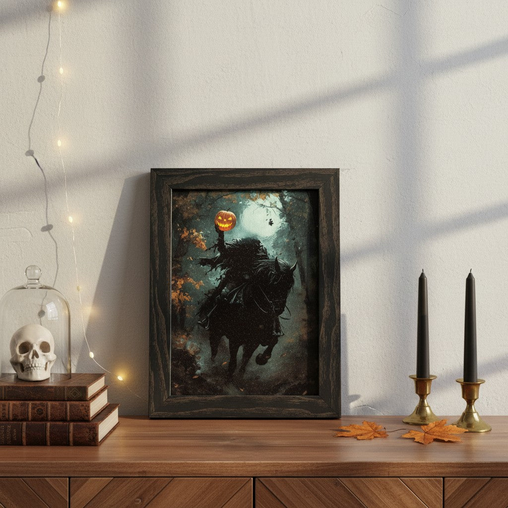 Headless Horseman Wall Art - 10"x13"