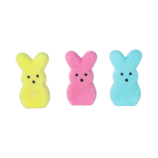 Flocked Spring Peeps - 3 Colors