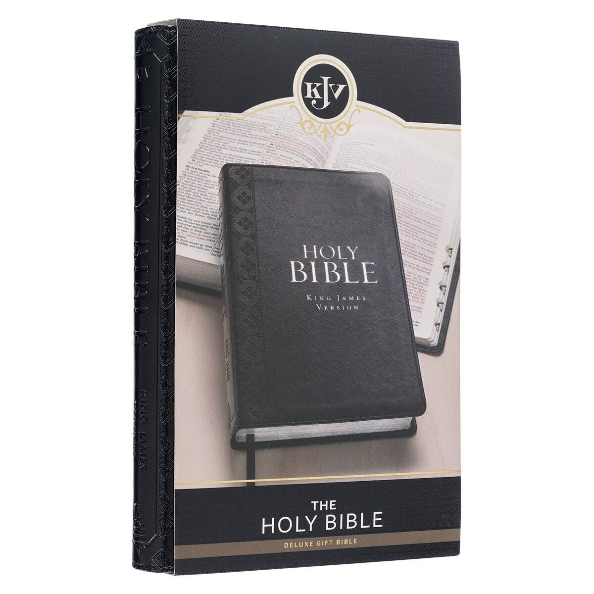 KJV Bible Deluxe in Black Leather