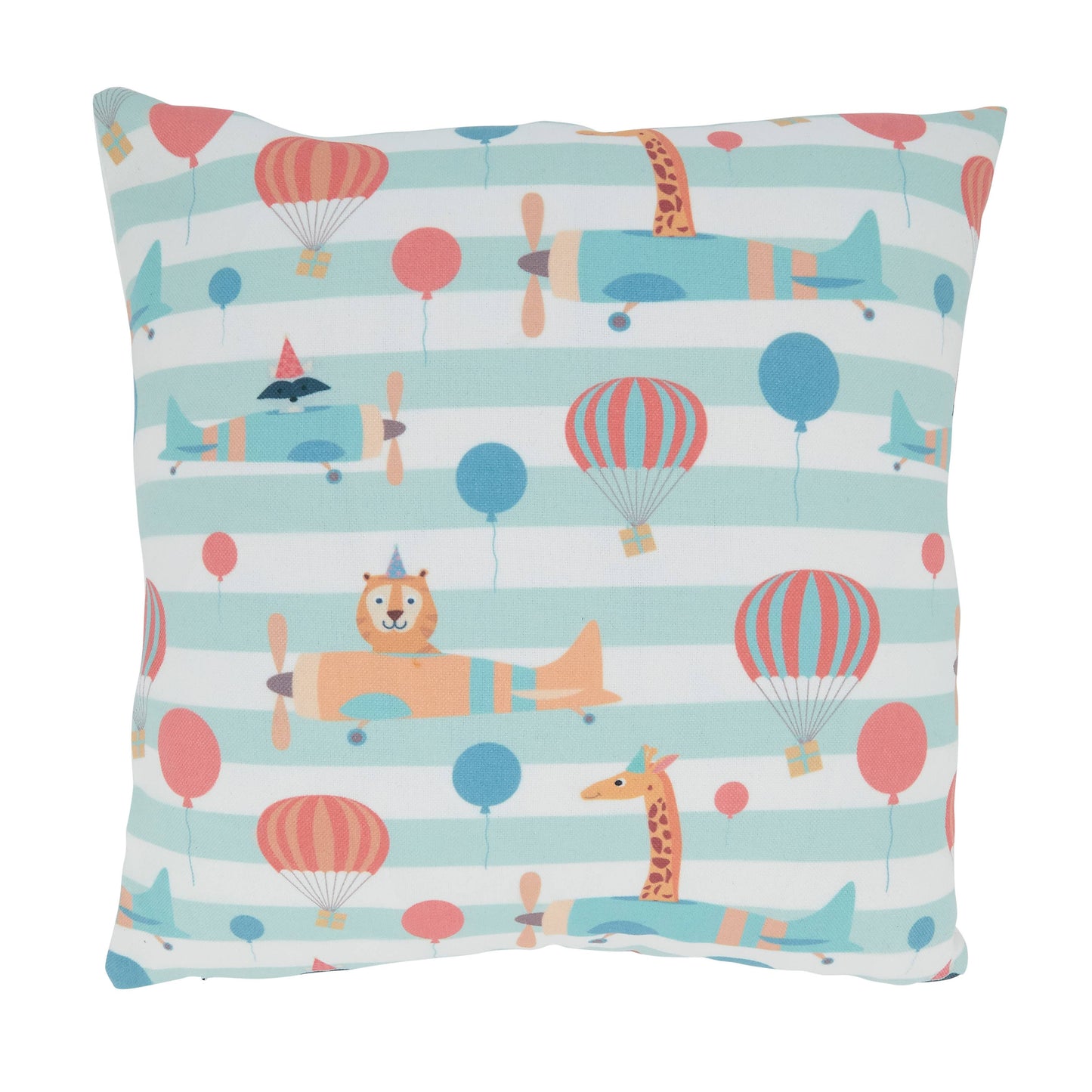 Animals Flying Throw Pillow - 16"