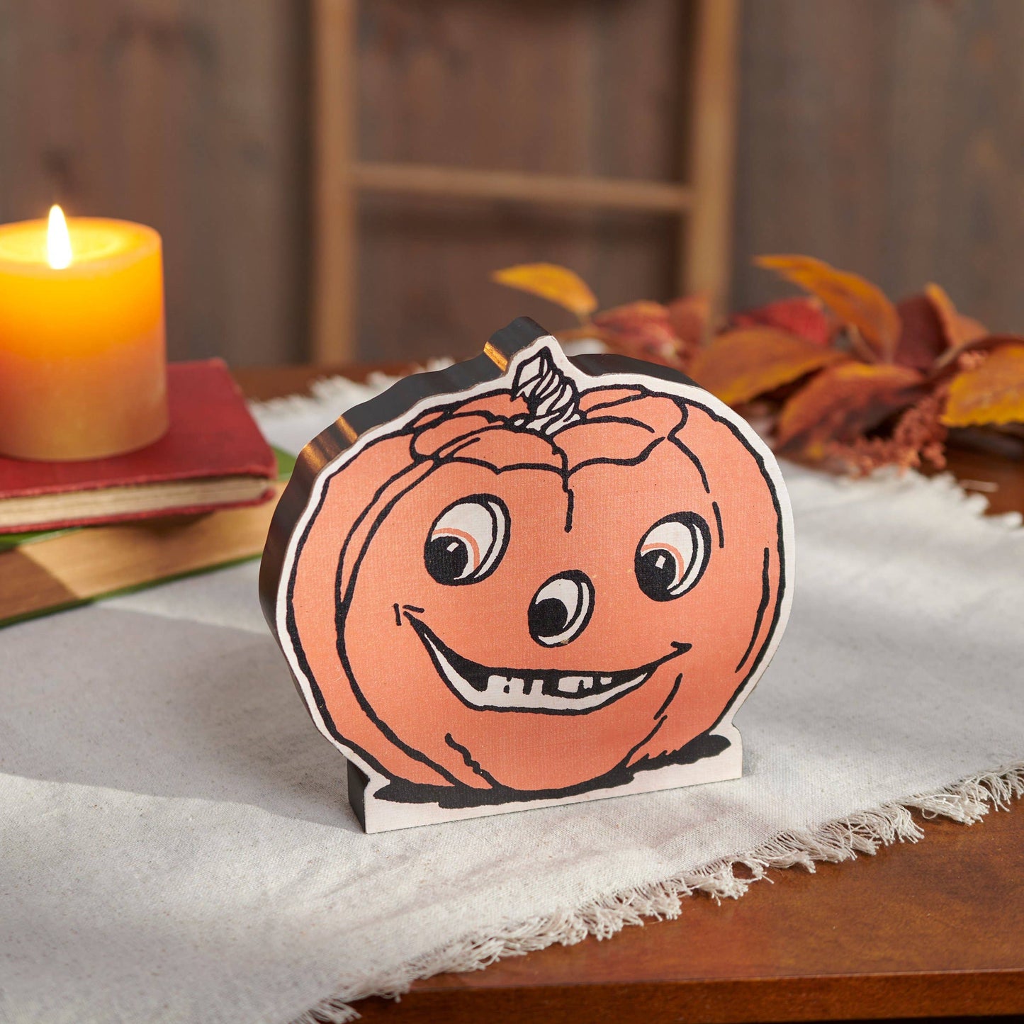 Halloween Pumpkin Chunky Sitter - 6"